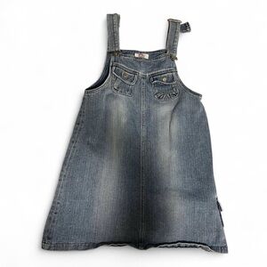 Y2K Denim Womens Overall Dress